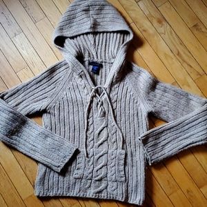 Abercrombie & Fitch Hooded Vintage Sweater